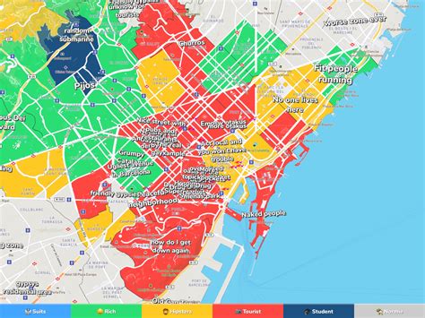map of barcelona neighborhoods.